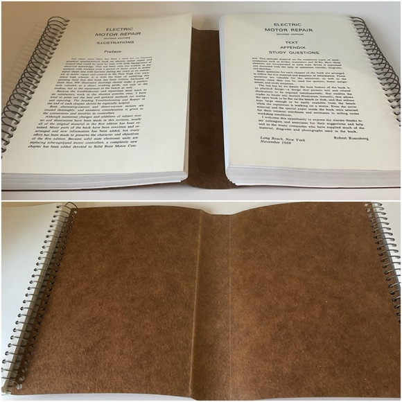 ๐ Electric Motor Repair, Second Edition by Robert Rosenberg, Spiral Bound, 1970 - Picture 6 of 17